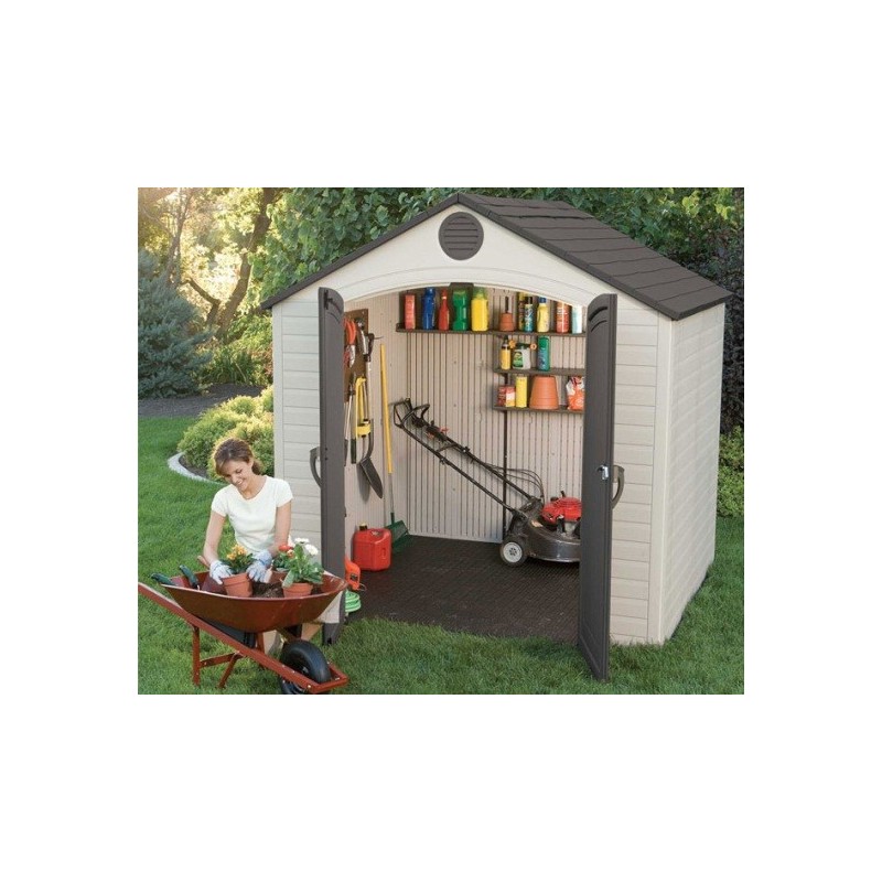 Lifetime 8x5 Plastic Storage Shed Kit (6418)