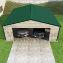 Versatube 24x24x8 Frontier Steel Garage KIt (FB3242408616)