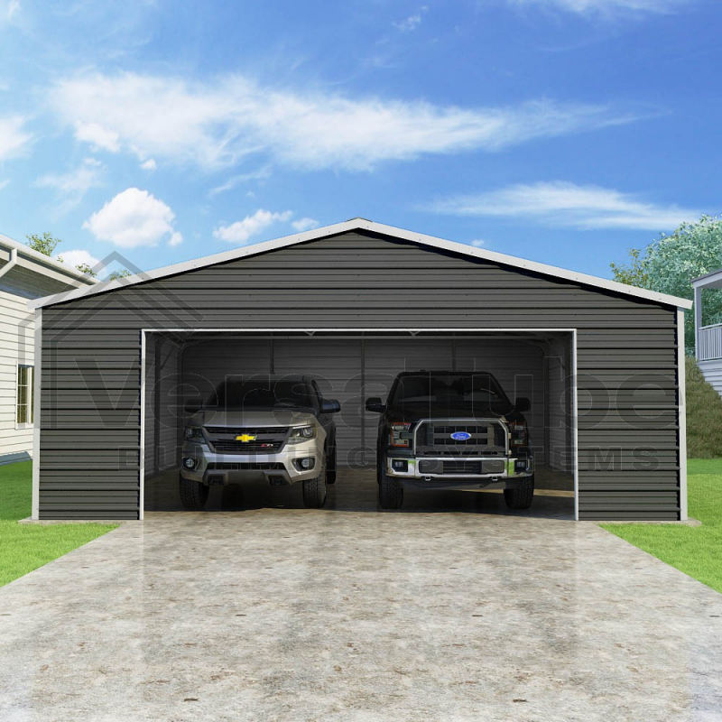 Versatube 24x24x8 Frontier Steel Garage KIt (FB3242408616)