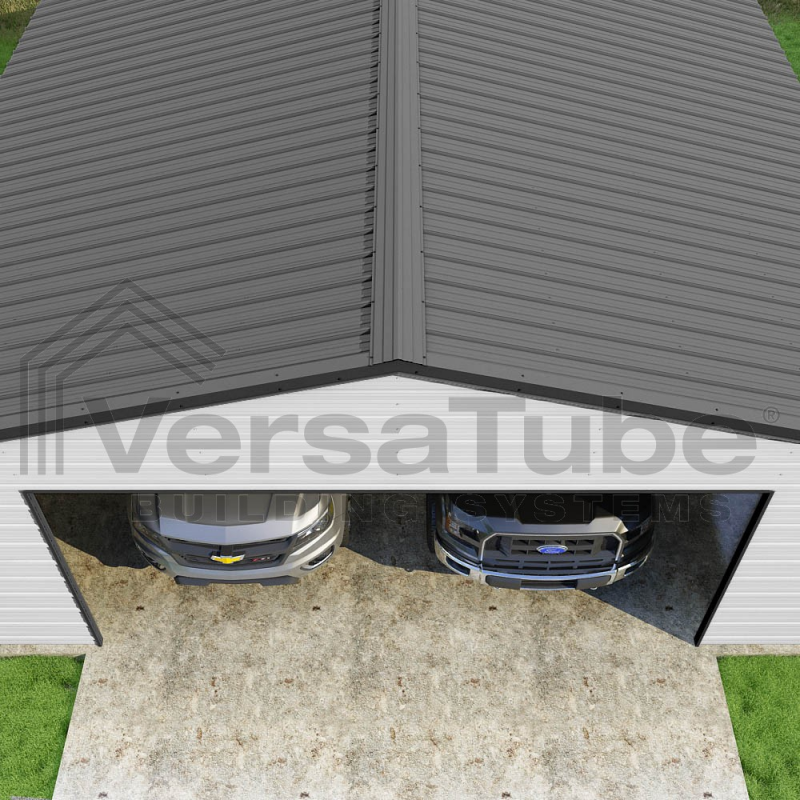 Versatube 24x24x8 Frontier Steel Garage KIt (FB3242408616)