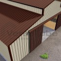 Versatube Highlander Horse Barn 36x48x13/8 (VTHHB3648)