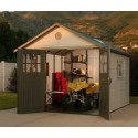 Lifetime 11x11 ft Storage Shed Kit with Tri-Fold Doors (60187)
