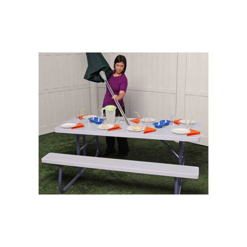 Lifetime 6 ft Folding Picnic Table - White (80215)