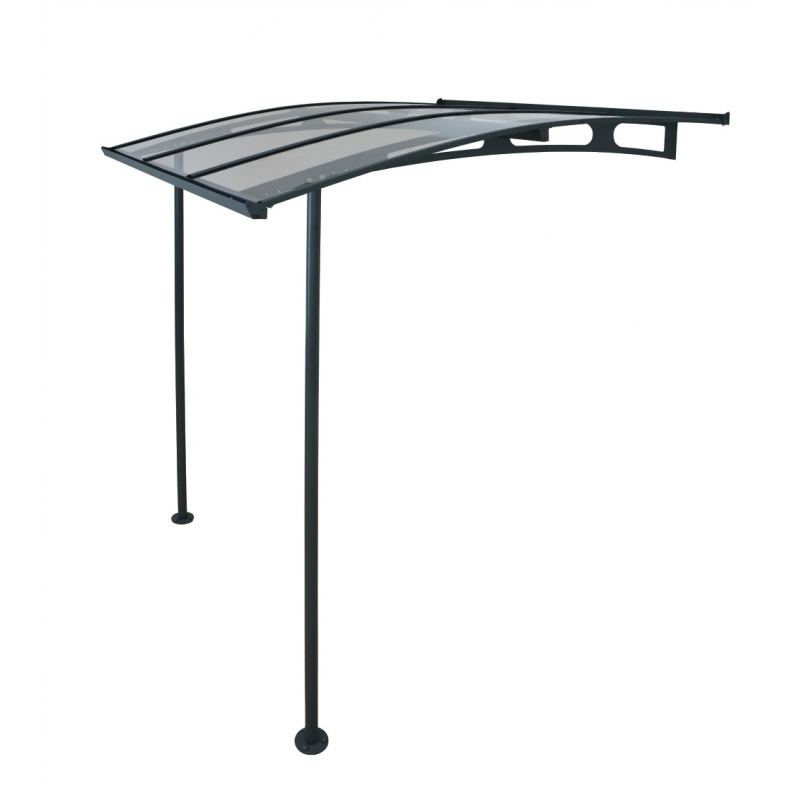 Palram Vega 2000 Awning - Gray/Clear (model HG9565)