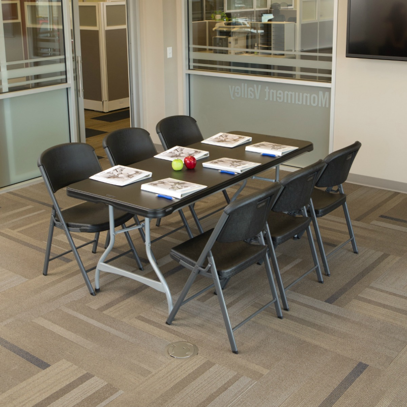 Lifetime 26-Pack 6ft Commercial Stacking Folding Tables - Black (880350)