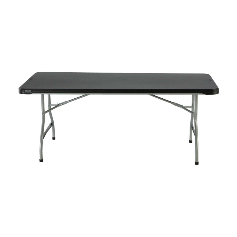 Lifetime Single-Pack 6ft Commercial Stacking Folding Table - Black (280350)