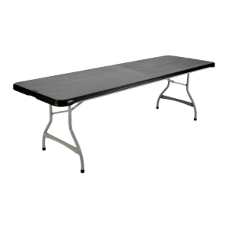 Lifetime 4 Pack 8 Ft Commercial Stacking Folding Table  - Black (model 480462)