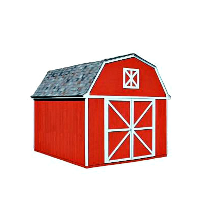Handy Home Berkley 10x10 Wood Storage Shed w/ Floor (18420-8) Handy Home Berkley 10x10 Wood Storage Shed w/ Floor (18420-8)