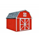 Handy Home Berkley 10x10 Wood Storage Shed w/ Floor (18420-8)