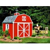 Handy Home Berkley 10x10 Wood Storage Shed w/ Floor (18420-8)