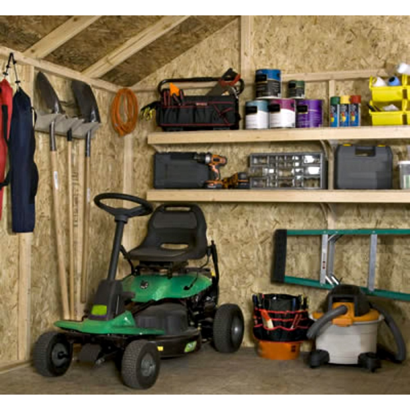 Handy Home Somerset 10x8 Wood Storage Shed Kit (18501-4)