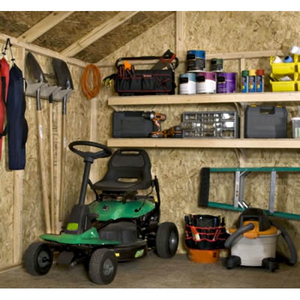 handy home somerset 10x8 wood storage shed kit 18501-4