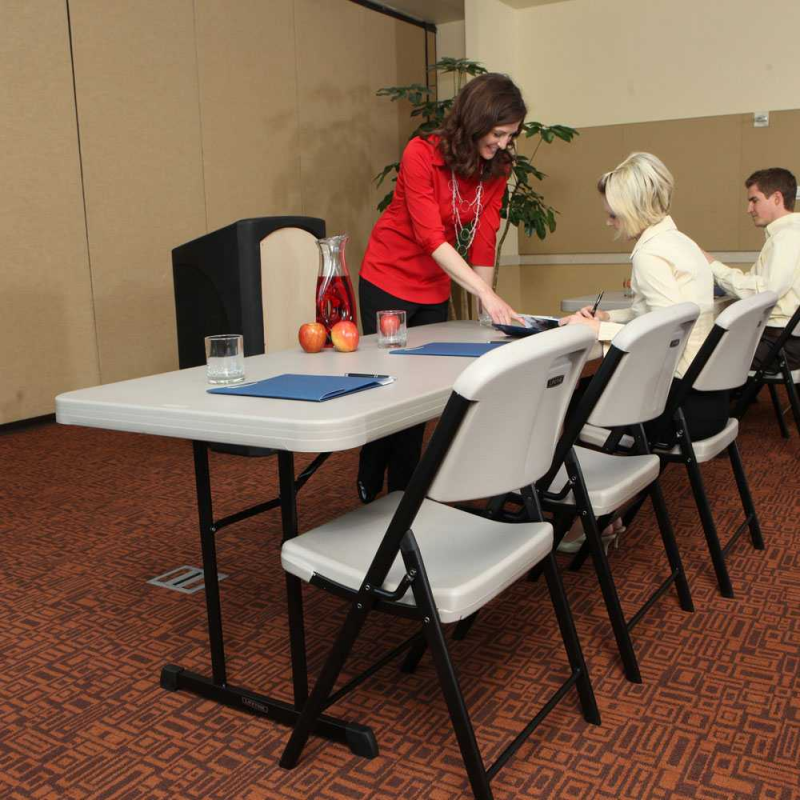 Lifetime 4-pack 6 ft Professional Grade Folding Tables - Putty (480126)