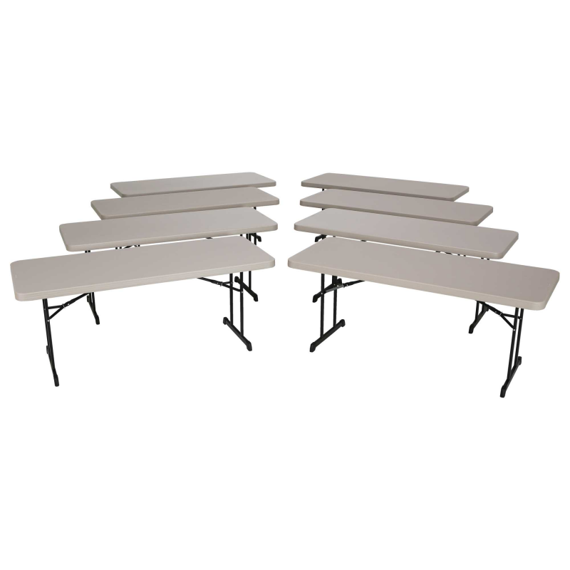 Lifetime 18-pack 6ft Professional Folding Tables - Putty (880126)