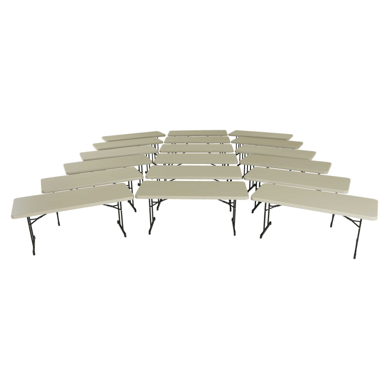 Lifetime 18-pack 6ft Professional Folding Tables - Putty (880126)