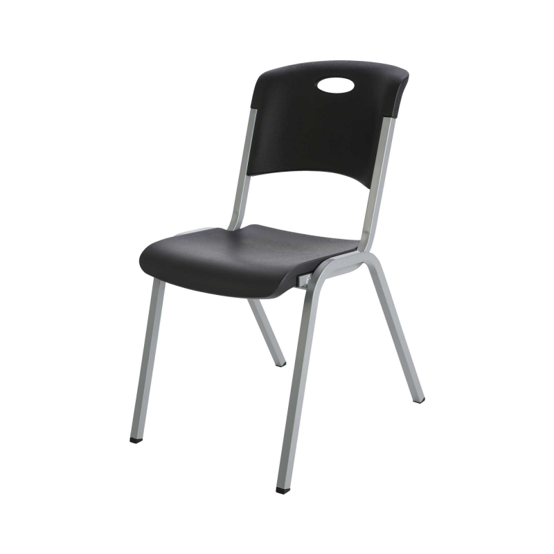 Lifetime 4-pack Contemporary Stacking Chairs - Black (480310)