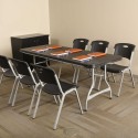 Lifetime 4-pack Contemporary Stacking Chairs - Black (480310)