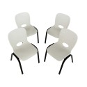 Lifetime 4-pack Contemporary Children's Stacking Chairs - Almond (80383)