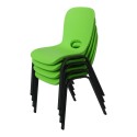 Lifetime 4-pack Contemporary Children's Stacking Chairs - Lime Green (80473)