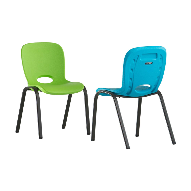 Lifetime 13-pack Contemporary Children's Stacking Chairs - Lime Green (80474)
