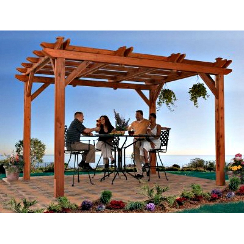 Handy Home Montego Bay 10x12 Pine Pergola ( Handy Home Montego Bay 10x12 Pine Pergola (