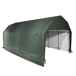 Shelter Logic 12x28x9 Barn Shelter, Green (97254)