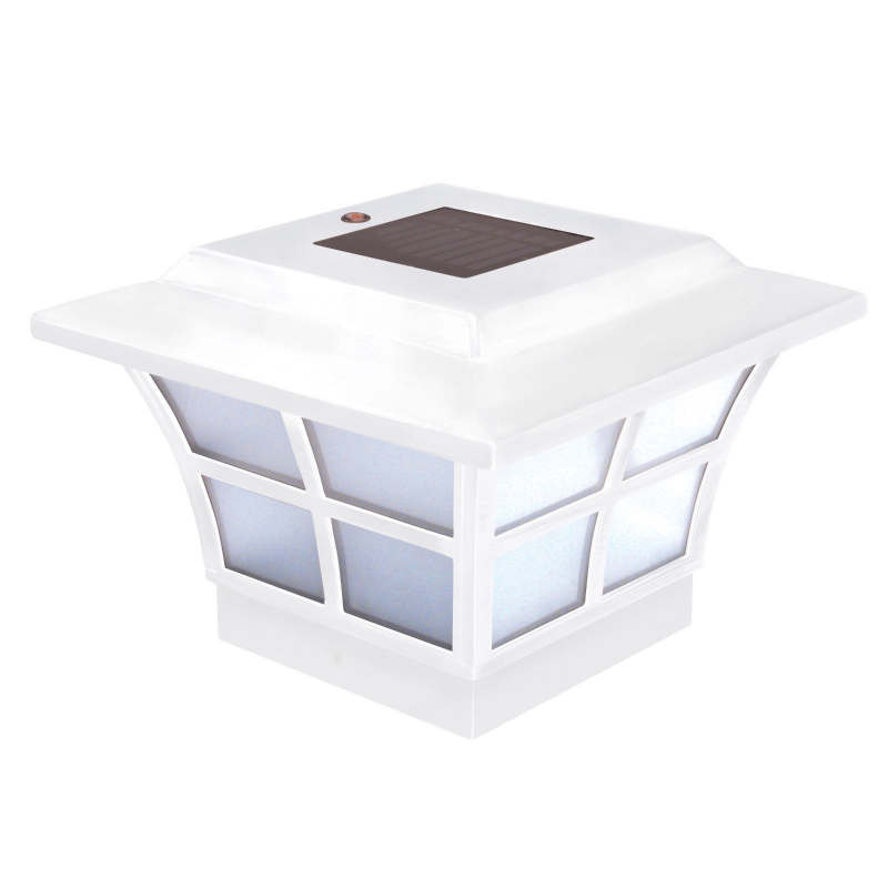Classy Caps 4x4 PVC Prestige Solar Post Cap - White (SLO79W)