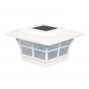 Classy Caps 5x5 PVC Prestige Solar Post Cap - White (SLO85)