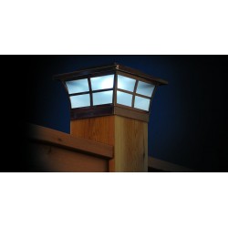 Classy Caps 6x6 Prestige Solar Post Cap - Copper Plated (SLO86)