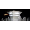 Classy Caps 4x4 PVC Regal Solar Post Cap - White (SLO78W)