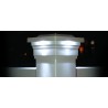 Classy Caps 5x5 PVC Majestic Solar Light Post Cap - White (SLO75W)