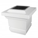 Classy Caps 4x4 Classy Solar Post Cap - White (SLO74W)