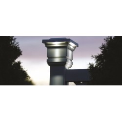 Classy Caps 4x4 Classy Solar Post Cap - White (SLO74W)