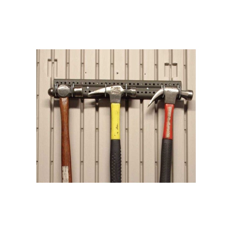 Lifetime 16 in. Accessory Peg Strips with 10 Tool Hooks -- 2 Strip Pack 0113