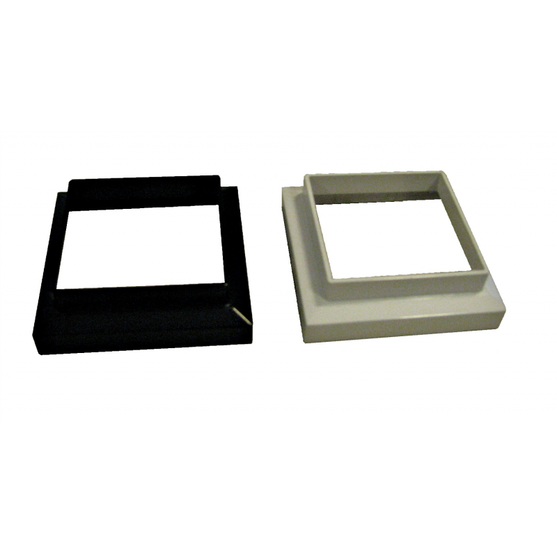 Classy Caps 3x3 Adaptor Imperial Aluminum - Black (SL083B)