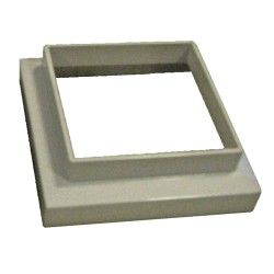 Classy Caps 3x3 Adaptor Imperial Aluminum - White (SLO83W)