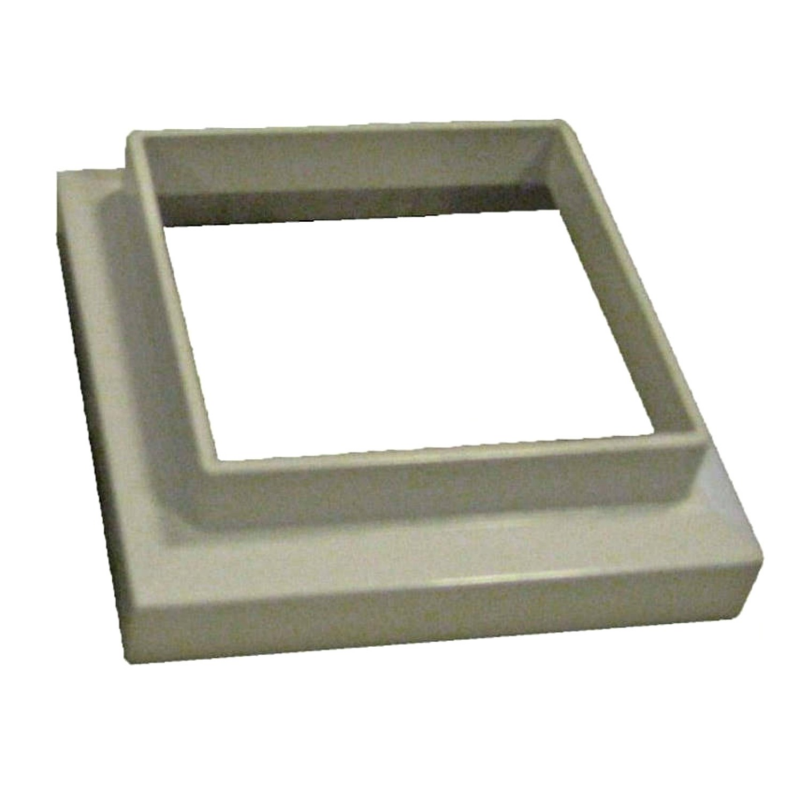 Classy Caps 3x3 Adaptor Imperial Aluminum - White (SLO83W)