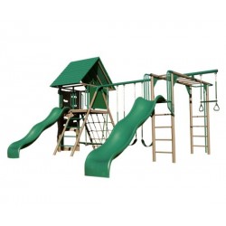 Lifetime Double Slide Deluxe Playset (Earthtone) 90240