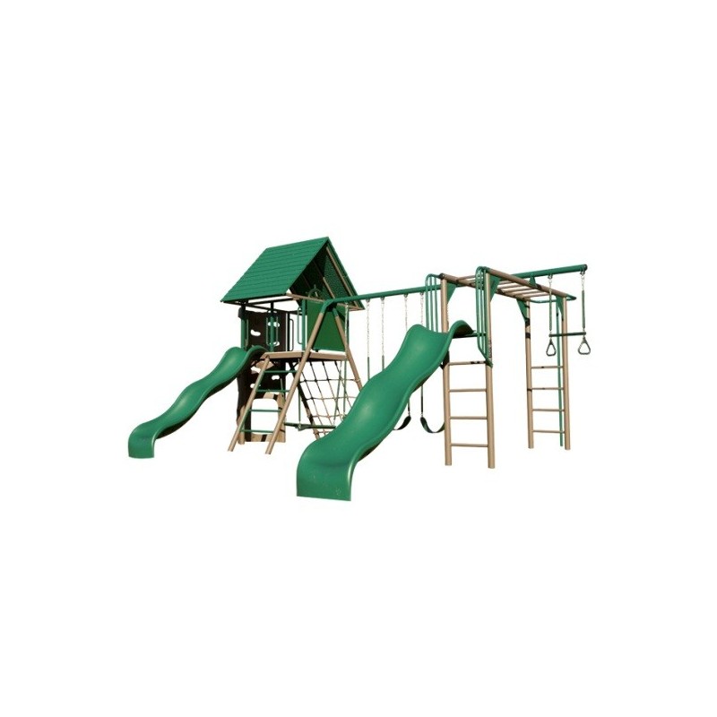Lifetime Double Slide Deluxe Playset (Earthtone) 90240