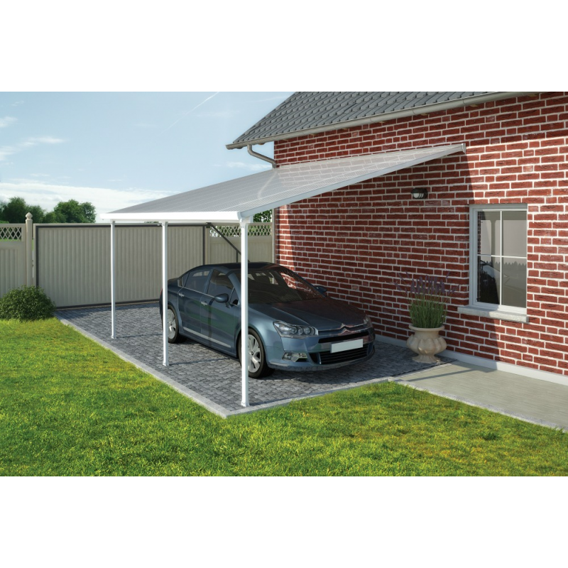 Palram 13x20 Feria Carport Kit White Hg9140