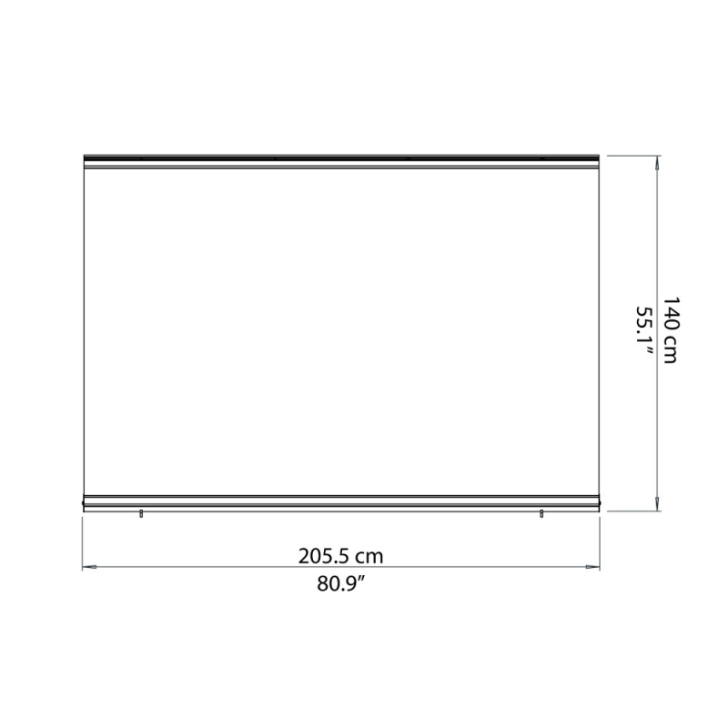 Palram Aquila 2050 XL Awning Kit - Clear (HG9514)