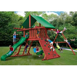 Gorilla Sun Valley I Cedar Wood Swing Set Kit - Redwood (01-0010)