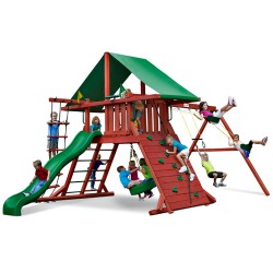 Gorilla Sun Valley I Cedar Wood Swing Set Kit - Redwood (01-0010)