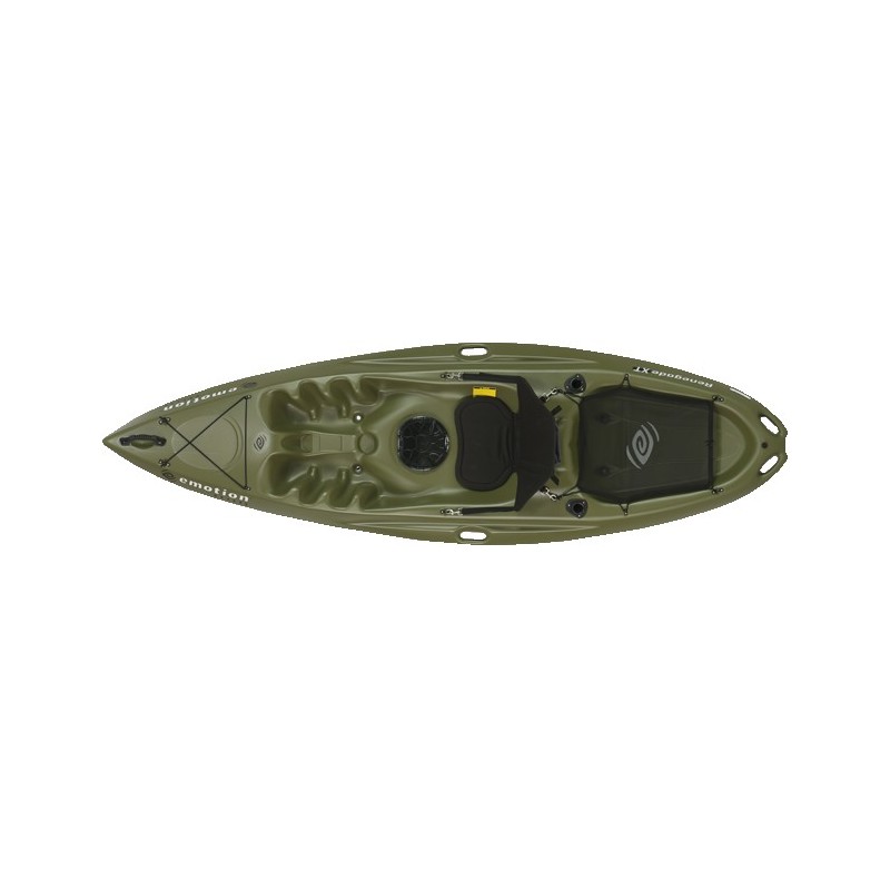 Emotion 2-Pack 10 ft Renegade Plastic Kayaks - Olive Green (90733)