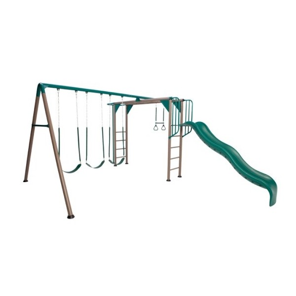 Lifetime Monkey Bar Swing Set Earthtone 90143