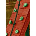 Gorilla Malibu Cedar Wood Swing Set Kit w/ Amber Posts - Amber (01-0045-AP)