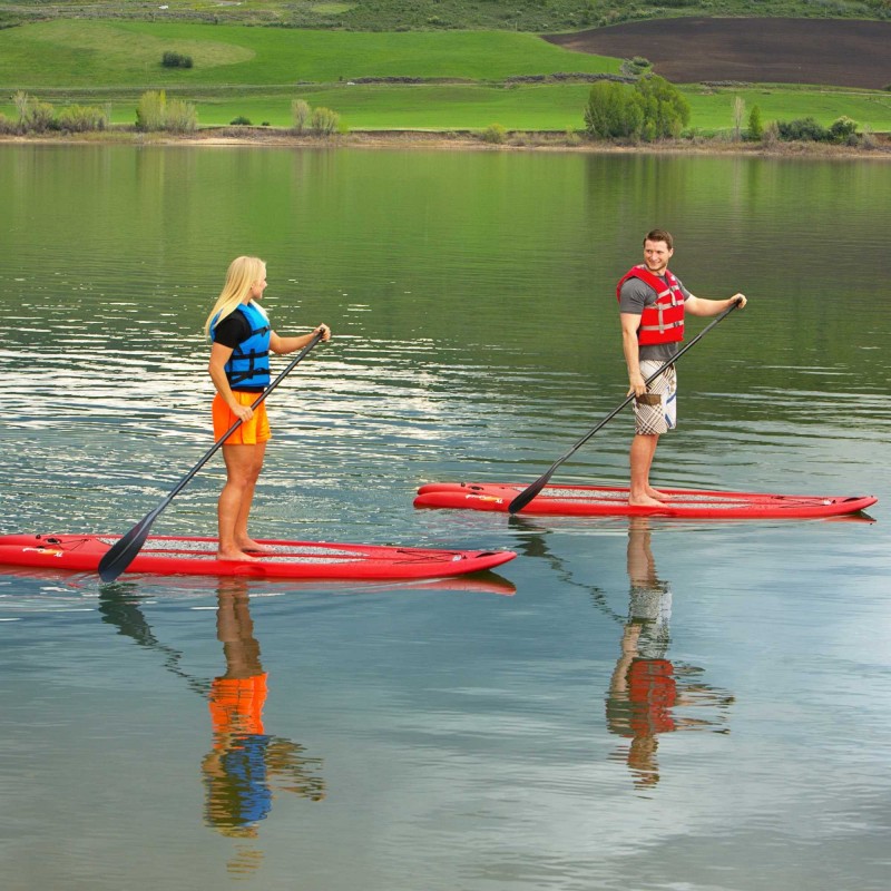 Lifetime 2-Pack Freestyle XL Paddleboards w/ Paddles - Red (90445)