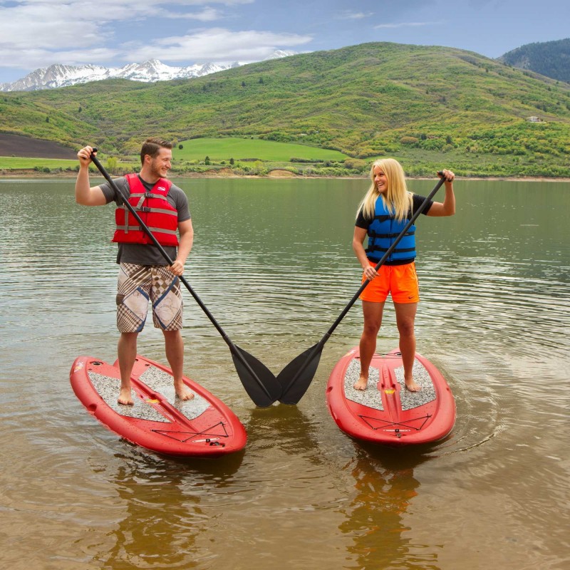 Lifetime 2-Pack Freestyle XL Paddleboards w/ Paddles - Red (90445)