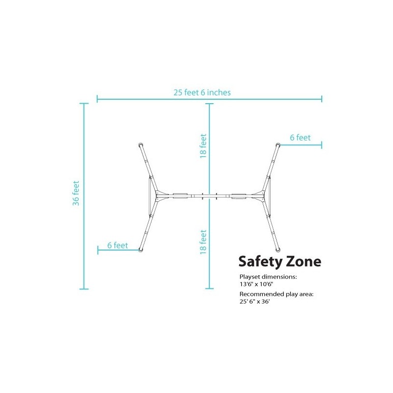 Lifetime Heavy-Duty A-Frame Metal Swing Set (Primary Colors) 90200