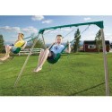 Lifetime Heavy-Duty A-Frame Metal Swing Set (Earthtone) 290038